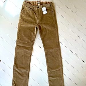 J.Crew NWT Boy’s Stretch Corduroy Pants